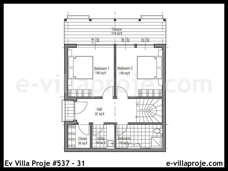 Gazbeton Çelik Ev 148 m² Dubleks (4+1) - Görsel 2