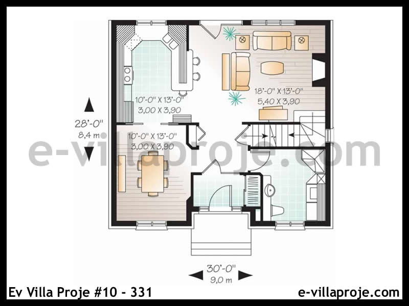 Gazbeton Çelik Ev 149 m² Dubleks (4+1) - Görsel 2