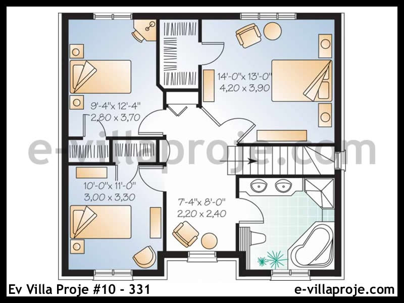 Gazbeton Çelik Ev 149 m² Dubleks (4+1) - Görsel 3