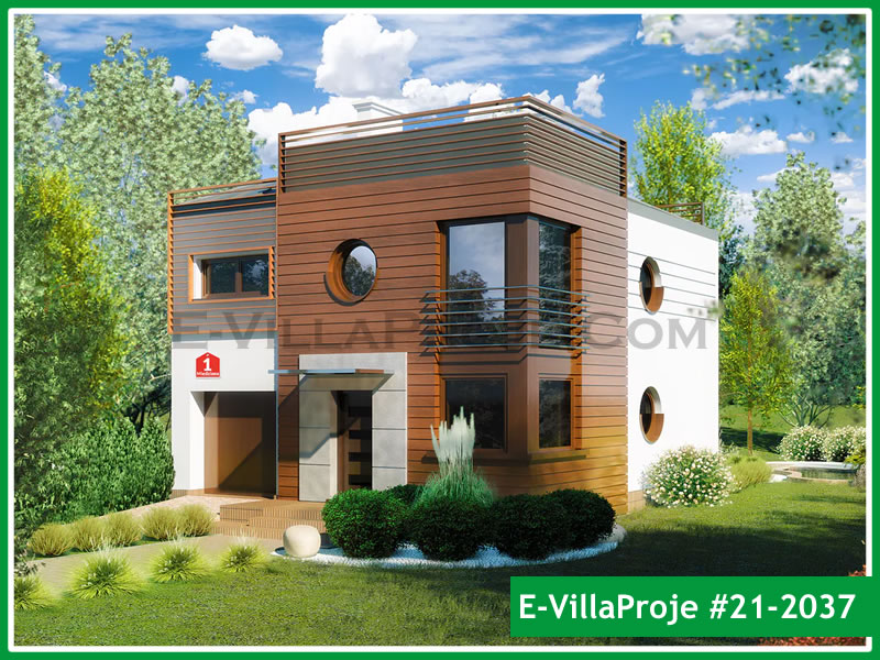 150 m² 3+1 Dubleks Gazbeton Çelik Villa (GCE-D150)