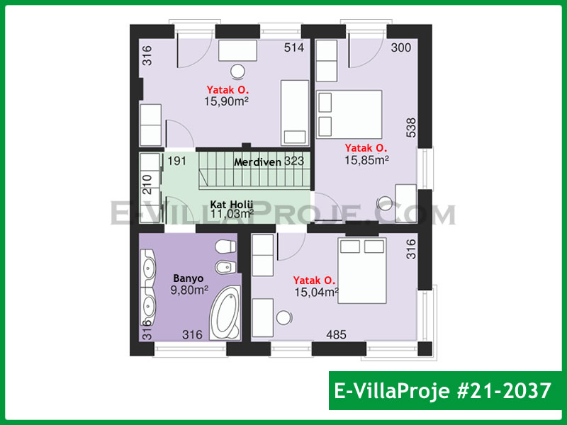 Gazbeton Çelik Ev 150 m² Dubleks (4+1) - Görsel 3