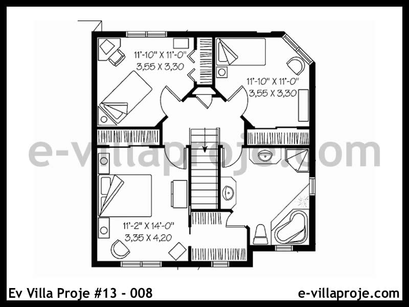 Gazbeton Çelik Ev 150 m² Dubleks (4+1) - Görsel 3