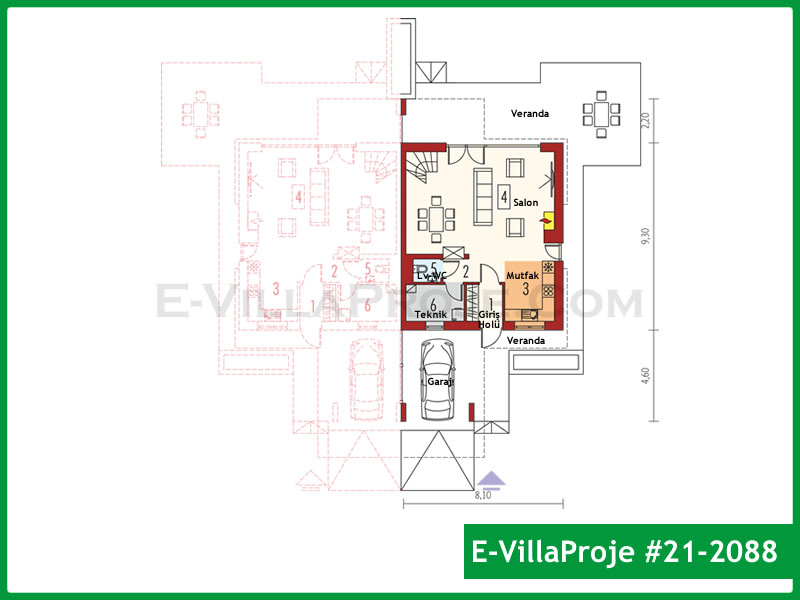 Gazbeton Çelik Ev 151 m² Dubleks (4+1) - Görsel 2