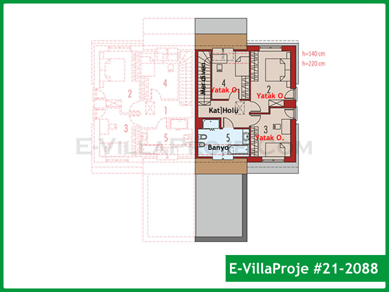Gazbeton Çelik Ev 151 m² Dubleks (4+1) - Görsel 3