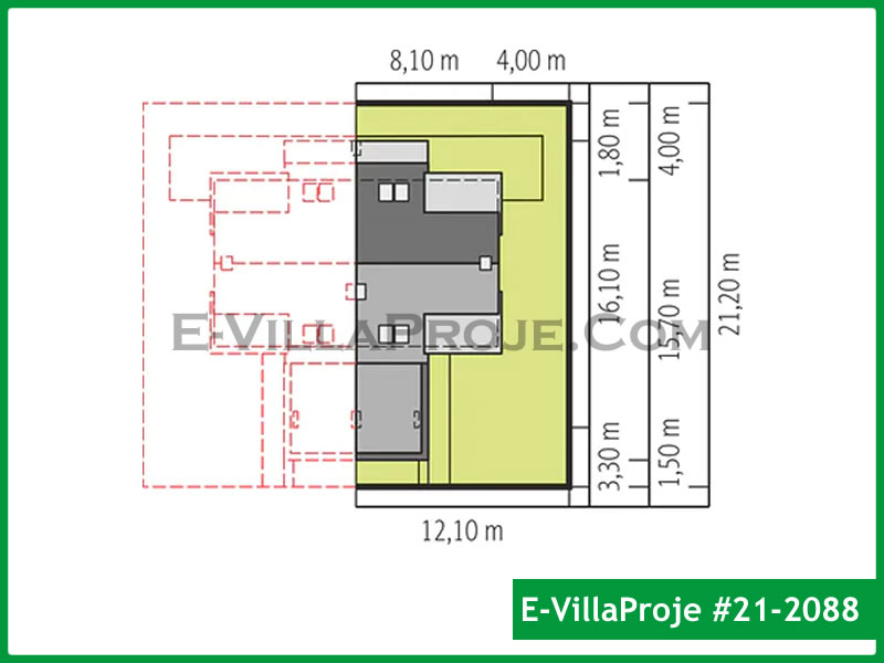 Gazbeton Çelik Ev 151 m² Dubleks (4+1) - Görsel 7