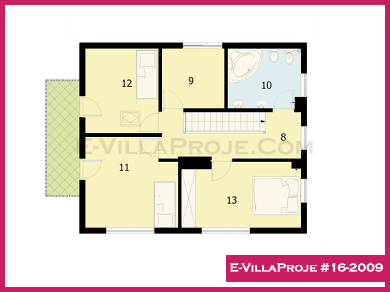 Gazbeton Çelik Ev 152 m² Dubleks (4+1) - Görsel 3