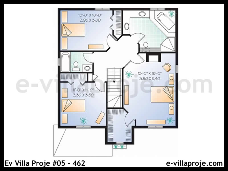 Gazbeton Çelik Ev 152 m² Dubleks (4+1) - Görsel 3