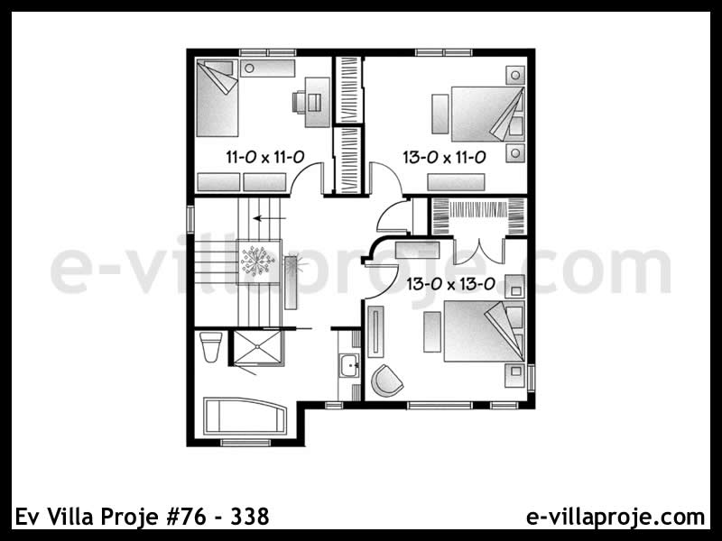 Gazbeton Çelik Ev 152 m² Dubleks (4+1) - Görsel 3