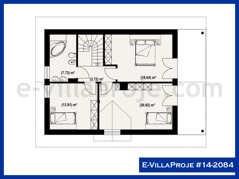 Gazbeton Çelik Ev 152 m² Dubleks (4+1) - Görsel 3