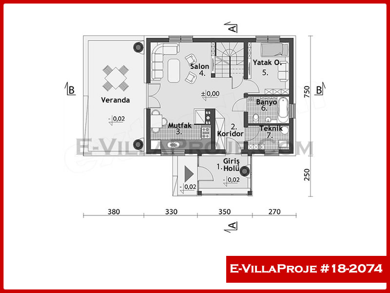 Gazbeton Çelik Ev 152 m² Dubleks (4+1) - Görsel 2