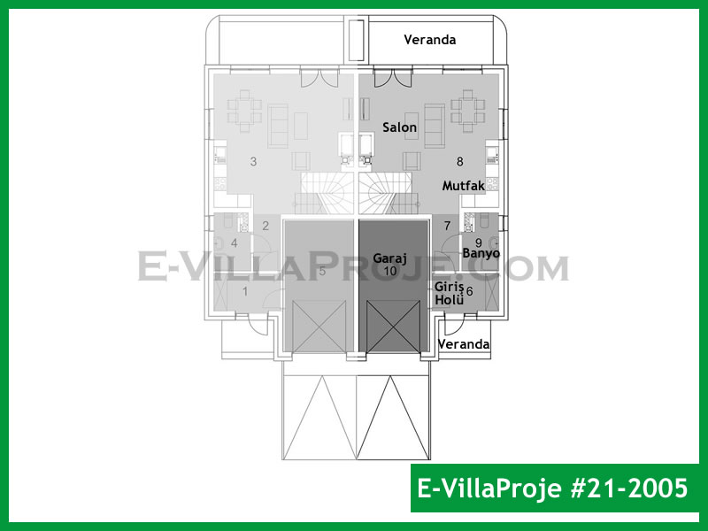 Gazbeton Çelik Ev 153 m² Dubleks (4+1) - Görsel 2