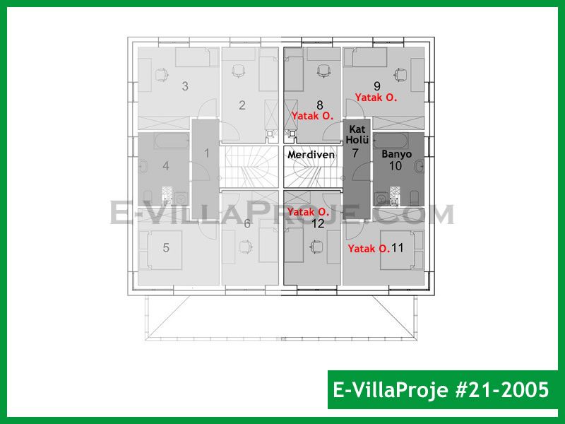 Gazbeton Çelik Ev 153 m² Dubleks (4+1) - Görsel 3