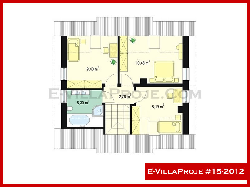Gazbeton Çelik Ev 154 m² Dubleks (4+1) - Görsel 3