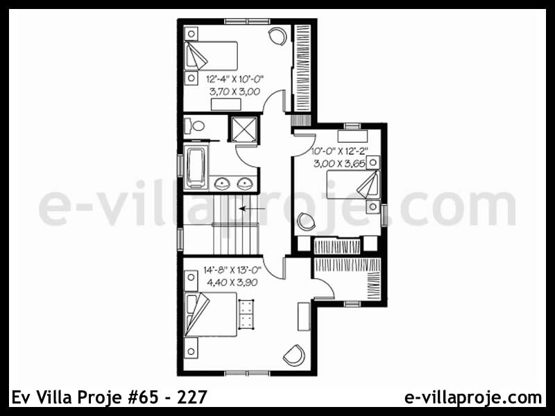 Gazbeton Çelik Ev 154 m² Dubleks (4+1) - Görsel 3