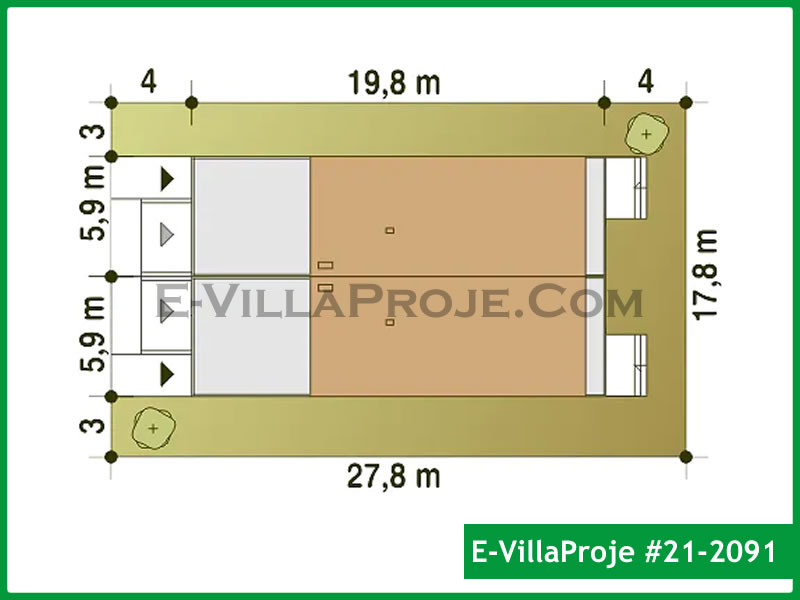 Gazbeton Çelik Ev 154 m² Dubleks (4+1) - Görsel 5