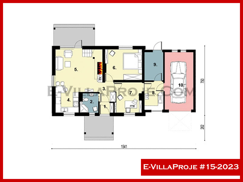 Gazbeton Çelik Ev 155 m² Dubleks (4+1) - Görsel 2