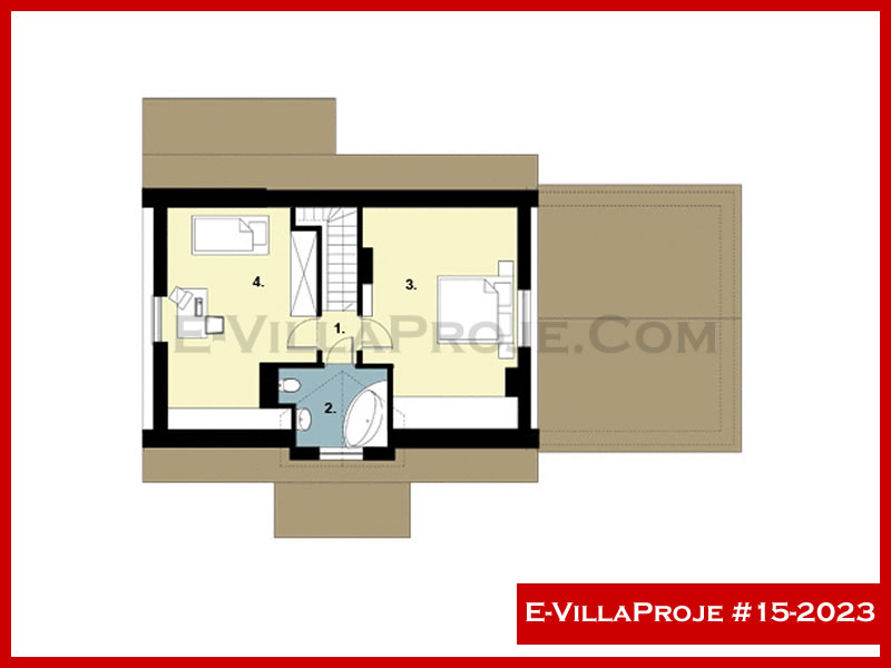 Gazbeton Çelik Ev 155 m² Dubleks (4+1) - Görsel 3