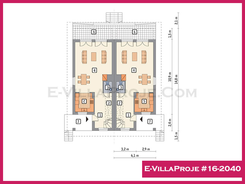 Gazbeton Çelik Ev 155 m² Dubleks (4+1) - Görsel 2