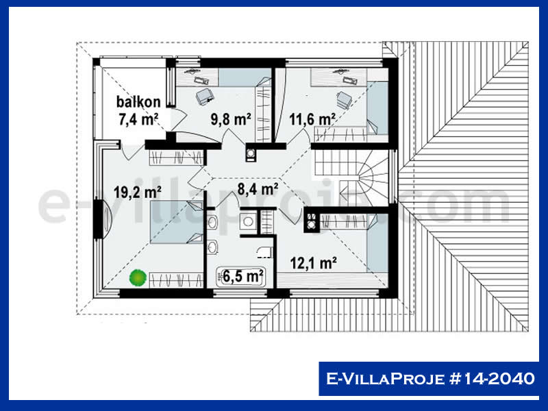Gazbeton Çelik Ev 156 m² Dubleks (4+1) - Görsel 3