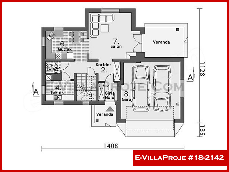 Gazbeton Çelik Ev 156 m² Dubleks (4+1) - Görsel 2