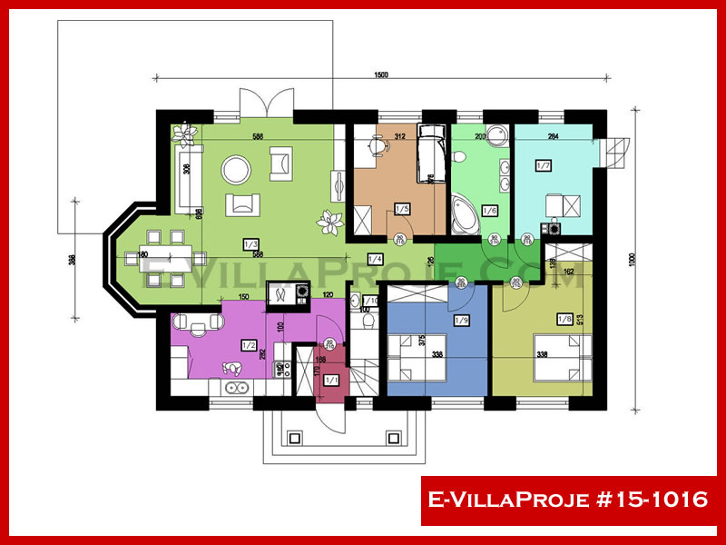 Gazbeton Çelik Ev 158 m² Tek Katlı (4+1) - Görsel 2