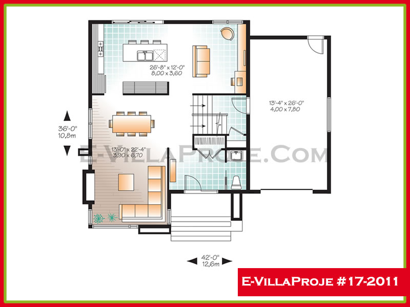Gazbeton Çelik Ev 159 m² Dubleks (4+1) - Görsel 2