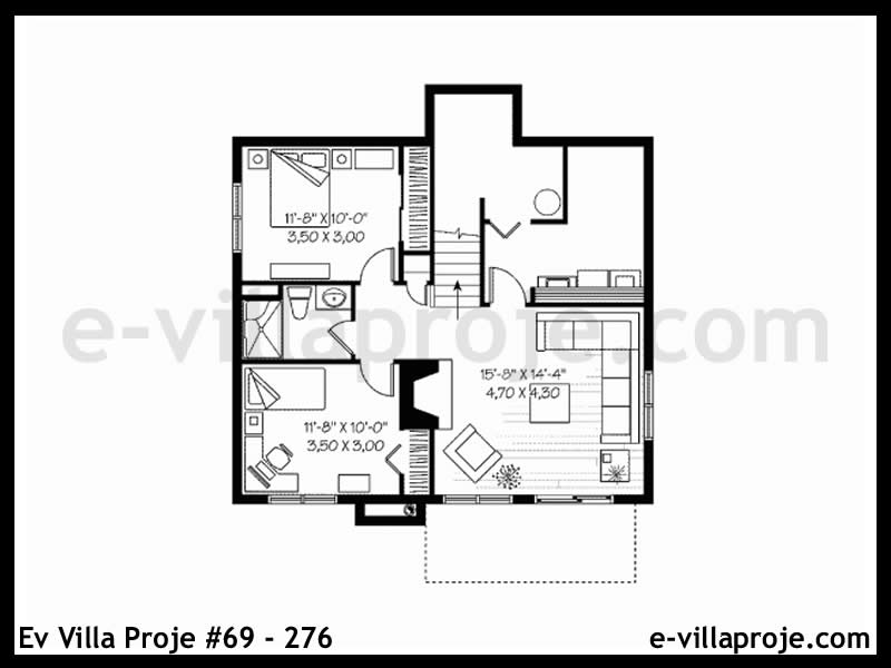 Gazbeton Çelik Ev 159 m² Dubleks (4+1) - Görsel 2
