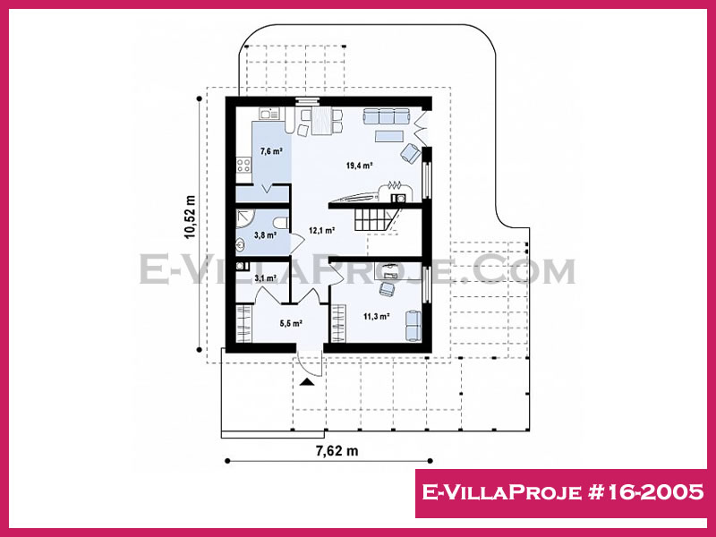 Gazbeton Çelik Ev 160 m² Dubleks (4+1) - Görsel 2