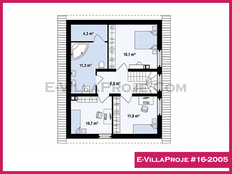 Gazbeton Çelik Ev 160 m² Dubleks (4+1) - Görsel 3