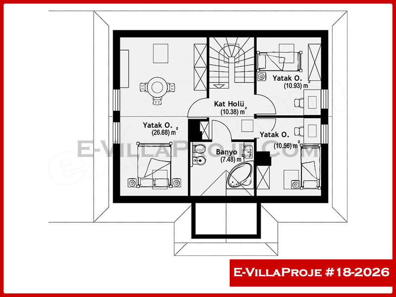 Gazbeton Çelik Ev 160 m² Dubleks (4+1) - Görsel 3