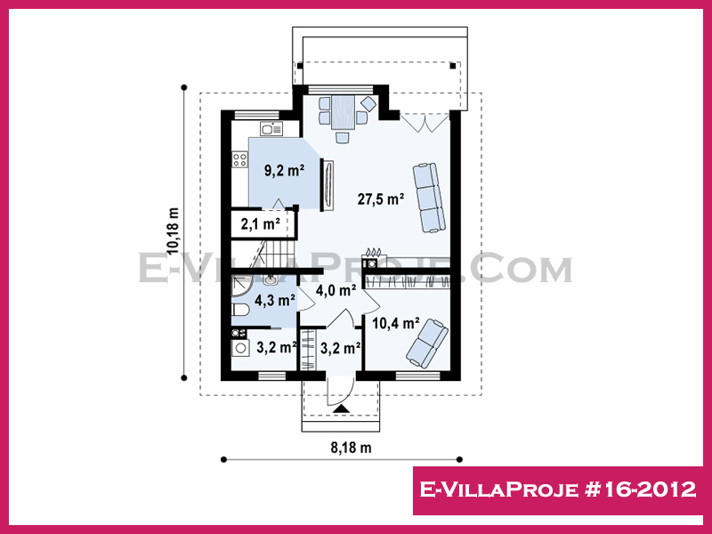 Gazbeton Çelik Ev 160 m² Dubleks (4+1) - Görsel 2