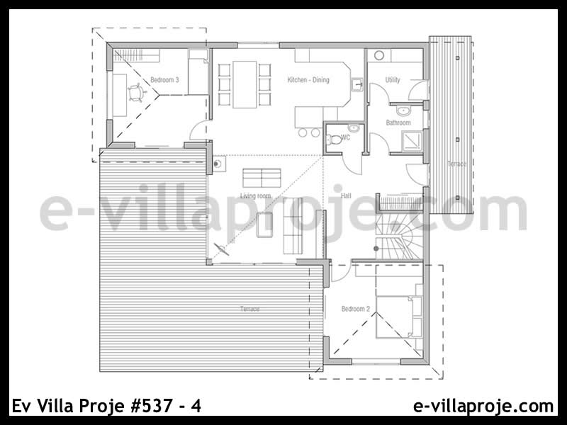 Gazbeton Çelik Ev 160 m² Dubleks (4+1) - Görsel 2