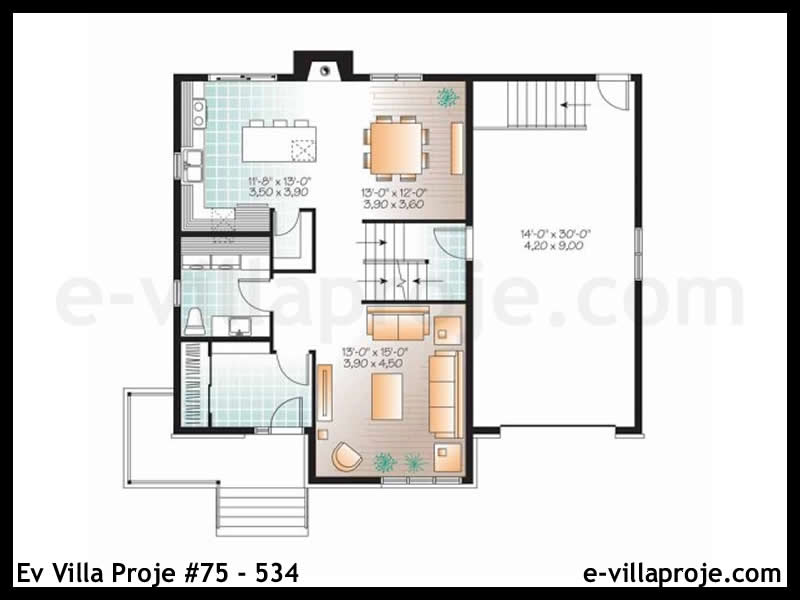Gazbeton Çelik Ev 160 m² Dubleks (4+1) - Görsel 2