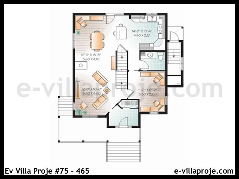 Gazbeton Çelik Ev 160 m² Dubleks (4+1) - Görsel 2