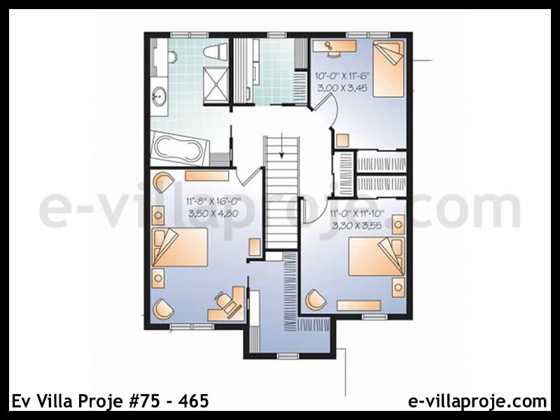 Gazbeton Çelik Ev 160 m² Dubleks (4+1) - Görsel 3