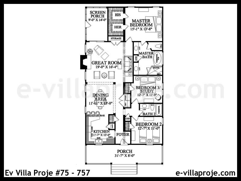 Gazbeton Çelik Ev 160 m² Tek Katlı (4+1) - Görsel 2