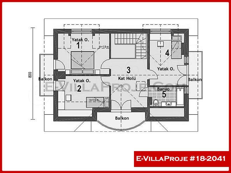 Gazbeton Çelik Ev 161 m² Dubleks (4+1) - Görsel 3