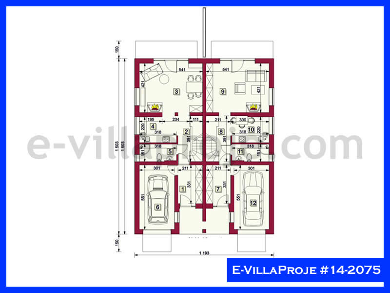 Gazbeton Çelik Ev 161 m² Dubleks (4+1) - Görsel 2