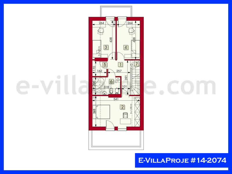 Gazbeton Çelik Ev 161 m² Dubleks (4+1) - Görsel 3