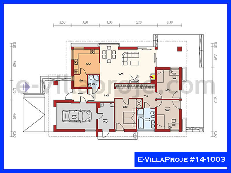 Gazbeton Çelik Ev 161 m² Tek Katlı (4+1) - Görsel 2