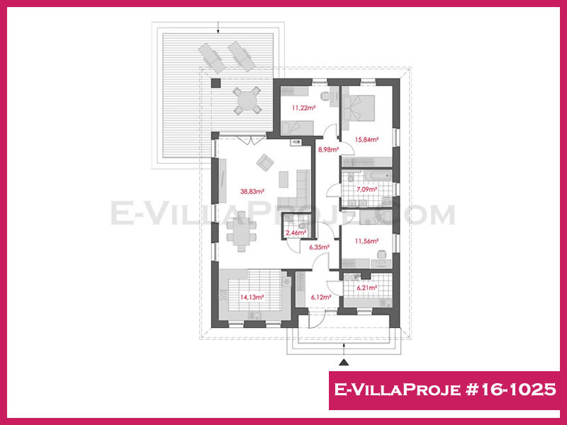 Gazbeton Çelik Ev 162 m² Tek Katlı (4+1) - Görsel 2