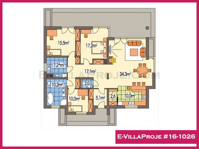 Gazbeton Çelik Ev 162 m² Tek Katlı (4+1) - Görsel 2