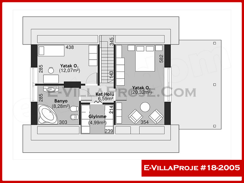 Gazbeton Çelik Ev 163 m² Dubleks (4+1) - Görsel 3