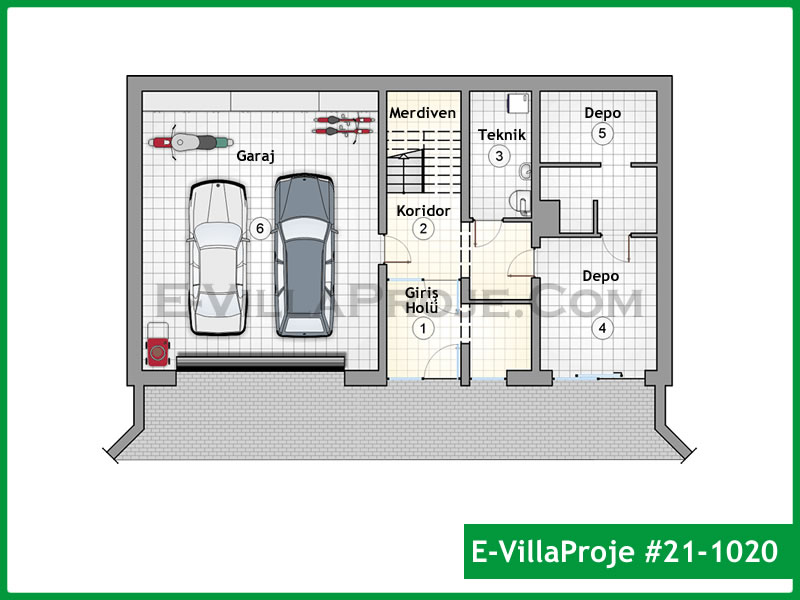 Gazbeton Çelik Ev 163 m² Tek Katlı (4+1) - Görsel 3