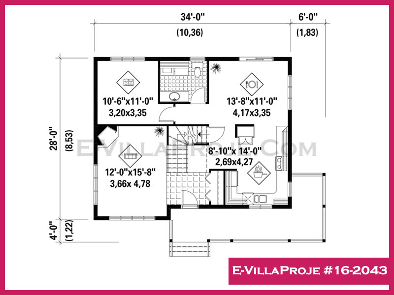Gazbeton Çelik Ev 164 m² Dubleks (4+1) - Görsel 2