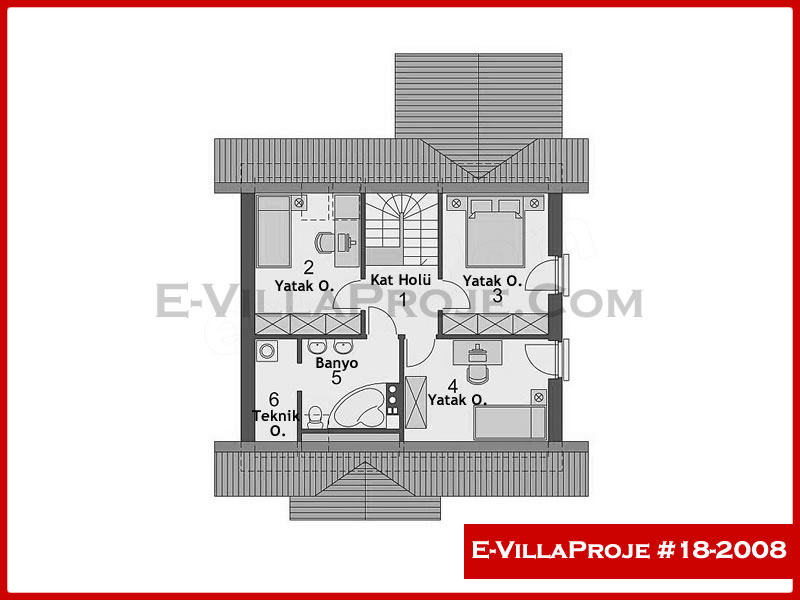 Gazbeton Çelik Ev 164 m² Dubleks (4+1) - Görsel 3