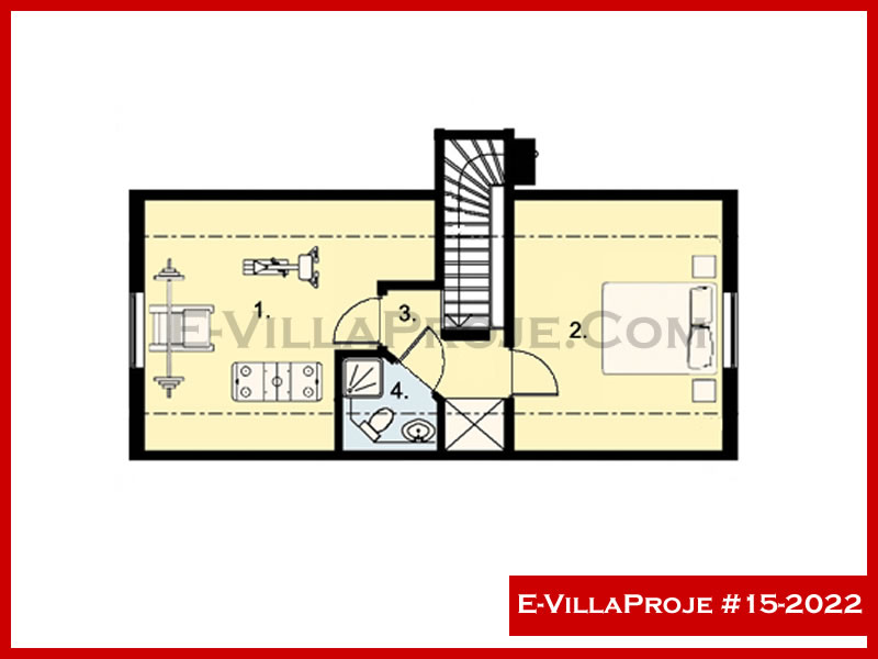 Gazbeton Çelik Ev 164 m² Dubleks (4+1) - Görsel 3