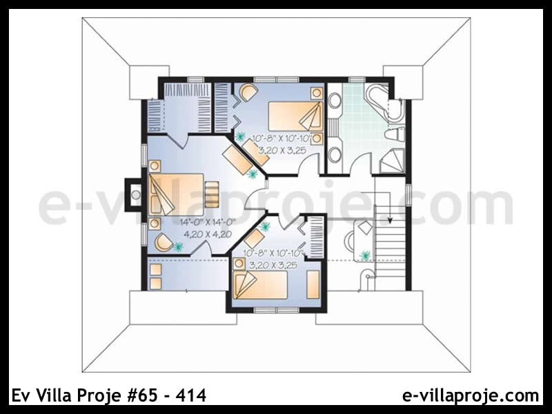 Gazbeton Çelik Ev 166 m² Dubleks (4+1) - Görsel 3