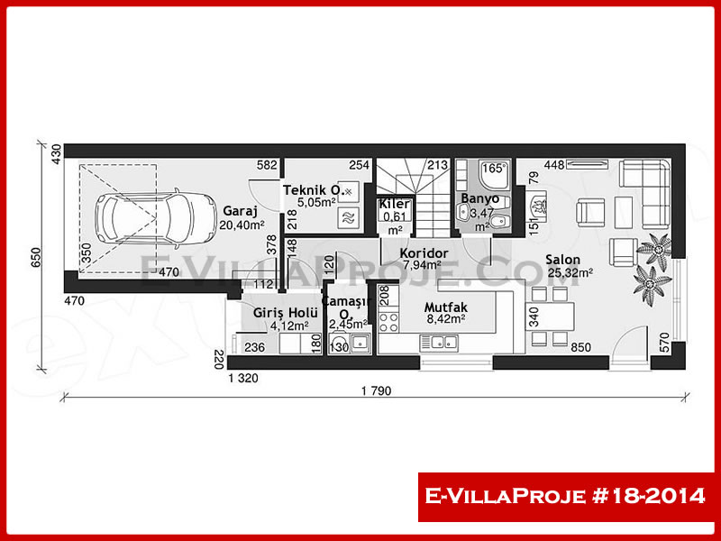Gazbeton Çelik Ev 166 m² Dubleks (4+1) - Görsel 2