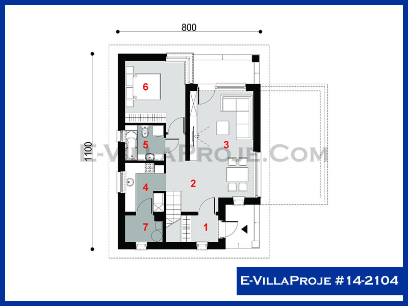 Gazbeton Çelik Ev 166 m² Dubleks (4+1) - Görsel 2